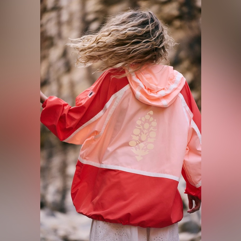 Free People Like The Wind Logo Jacket